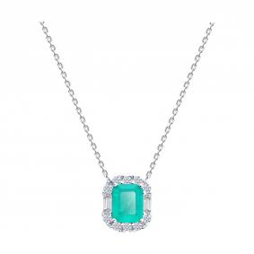 94071244-91: Колье из серебра с фианитами 94071244-91 фото