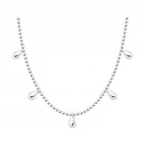 Серебряное колье SOKOLOV 94071315 94071315 фото