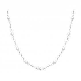 Серебряное колье SOKOLOV 94071331 с жемчугом 94071331 фото