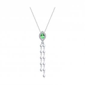 94071426: Колье из серебра с фианитами 94071426 фото