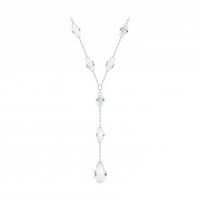 Серебряное колье SOKOLOV 94071451 с ювелирным кристаллом 94071451 фото