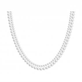 Серебряное колье SOKOLOV 94071453 с жемчугом 94071453 фото