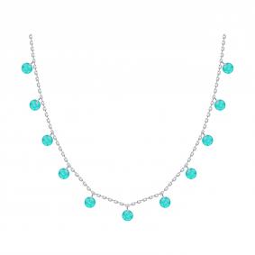 94071466-91: Колье из серебра с фианитами 94071466-91 фото