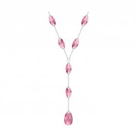 Серебряное колье SOKOLOV 94071485 с ювелирным кристаллом 94071485 фото