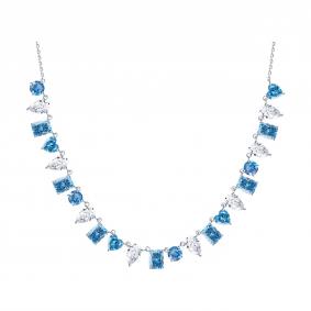 Серебряное колье SOKOLOV 94071506 с фианитом 94071506 фото