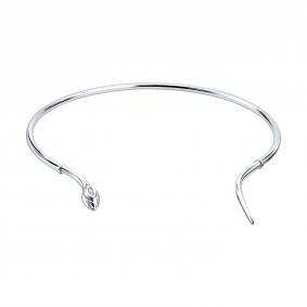 Серебряное колье Символ года Змея SOKOLOV с фианитом 94071520 94071520 фото