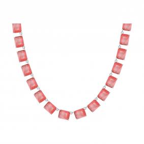 Серебряное колье SOKOLOV с дуплетом из кварца и стекла 94071538 94071538 фото