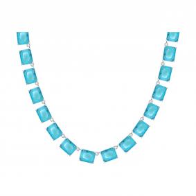 Серебряное колье SOKOLOV с дуплетом из кварца и стекла 94071539 94071539 фото