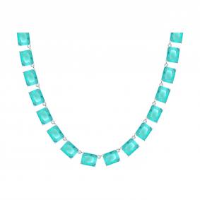 94071567: Колье из серебра с дуплетами 94071567 фото