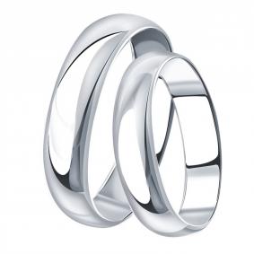 Серебряное обручальное кольцо 4,5 мм SOKOLOV 94110030-91 94110030-91 фото