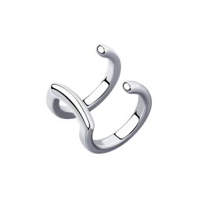 Одиночная серьга из серебра SOKOLOV 94170140 94170140 фото