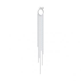 Одиночная серьга из серебра SKLV с жемчугом Swarovski 94170230 94170230 фото