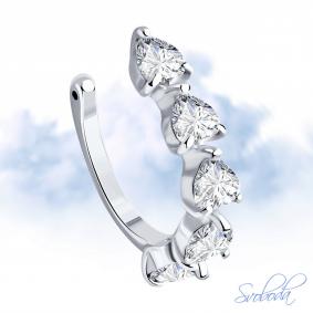 Серебряные серьги SOKOLOV 94170267-91 с фианитом 94170267-91 фото