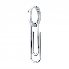 Одиночная серьга-трансформер из серебра SOKOLOV 94170311 94170311 фото