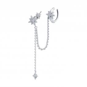 Одиночная серьга из серебра SOKOLOV с фианитом 94170327-91 94170327-91 фото