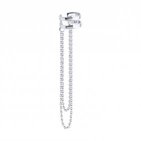 Одиночная серьга из серебра SOKOLOV 94170339 94170339 фото