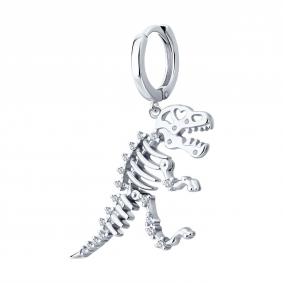 Одиночная серьга из серебра SOKOLOV с фианитом 94170353 94170353 фото