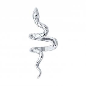 Одиночная серьга Символ года Змея из серебра SOKOLOV 94170354-91 94170354-91 фото