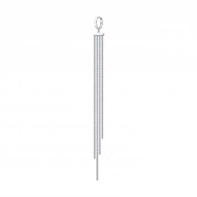 Одиночная серьга из серебра SOKOLOV с фианитом 94170460 94170460 фото