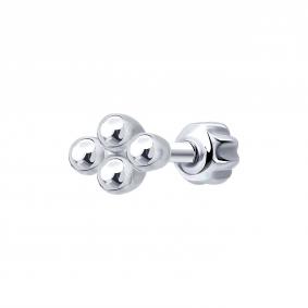 Одиночная серьга из серебра SOKOLOV 94170496 94170496 фото