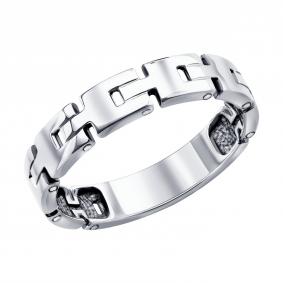 Серебряное кольцо Diamant 95-110-00387-1 95-110-00387-1 фото