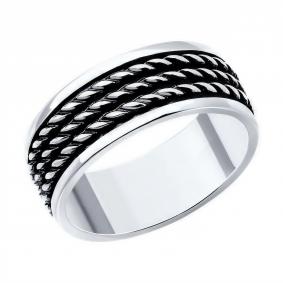 Кольцо из черненого серебра Diamant 95-110-02638-1 95-110-02638-1 фото