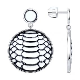 Серебряные серьги Diamant 95-122-02654-1 95-122-02654-1 фото