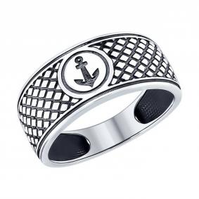 Кольцо из черненого серебра SOKOLOV 95010095 95010095 фото