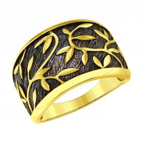 Кольцо из лимонного серебра SOKOLOV 95010099 95010099 фото