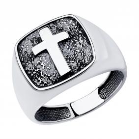 Серебряное кольцо-крест SOKOLOV 95010205 95010205 фото