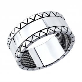 Кольцо из черненого серебра SOKOLOV 95010235 95010235 фото