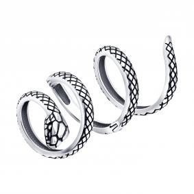 Серебряное кольцо Символ года Змея SOKOLOV 95010250 95010250 фото