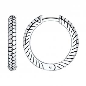 Серьги из черненого серебра SOKOLOV 95020114 95020114 фото