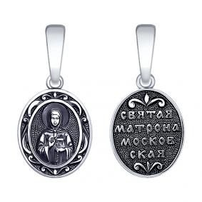 Серебряная подвеска-иконка Святая блаженная Матрона SOKOLOV 95030185 95030185 фото