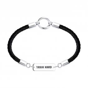 Кожаный браслет SOKOLOV с замком из серебра 95050029 95050029 фото