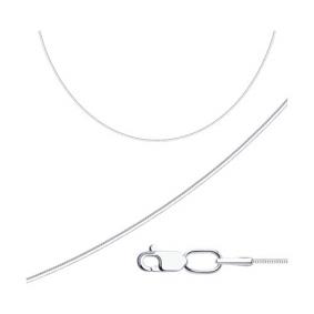 Серебряная цепь плетение Снейк (Тонда) Diamant 96-180-01030-31 96-180-01030-31 фото