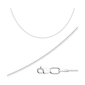 Серебряная цепь плетение Снейк (Тонда) Diamant 96-180-01035-96 96-180-01035-96 фото