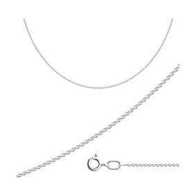 Серебряная цепь плетение Якорное Diamant 96-180-50030-1 96-180-50030-1 фото