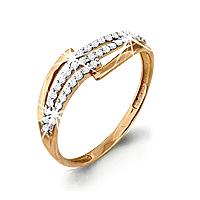 Золотое кольцо AQUAMARINE 961264к с бриллиантом 961264к фото