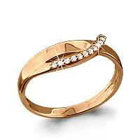 Золотое кольцо AQUAMARINE 961538к с бриллиантом 961538к фото