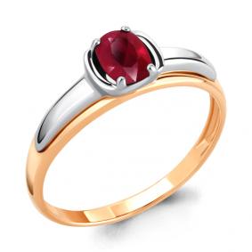 Золотое кольцо AQUAMARINE 963478кр с рубином 963478кр фото