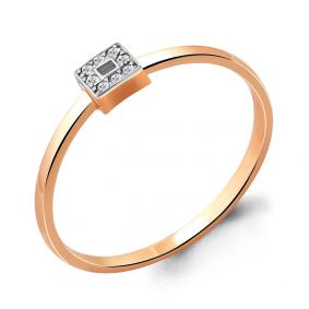 Золотое кольцо AQUAMARINE 963627к с бриллиантом 963627к фото