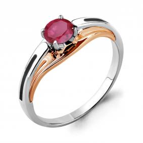 Золотое кольцо AQUAMARINE 963750кр с рубином 963750кр фото