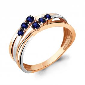 Золотое кольцо AQUAMARINE 963850кс с сапфиром 963850кс фото