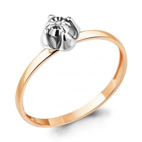 Золотое помолвочное кольцо AQUAMARINE с бриллиантом 963949к 963949к фото