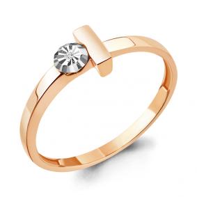 Золотое кольцо AQUAMARINE 963951к с бриллиантом 963951к фото