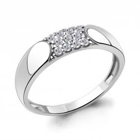 Кольцо из белого золота AQUAMARINE 964020 с бриллиантом 964020 фото