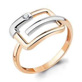 Золотое кольцо AQUAMARINE 964043к с бриллиантом 964043к фото