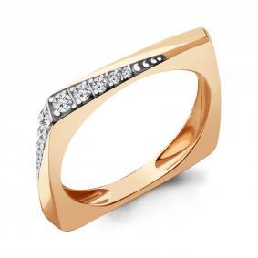 Золотое кольцо AQUAMARINE 964065к с бриллиантом 964065к фото