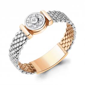 Золотое кольцо AQUAMARINE 964125к с бриллиантом 964125к фото